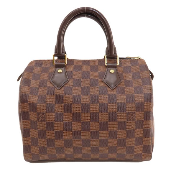 LOUIS VUITTON Brown Damier Speedy 25 Bag - Picture 11 of 11